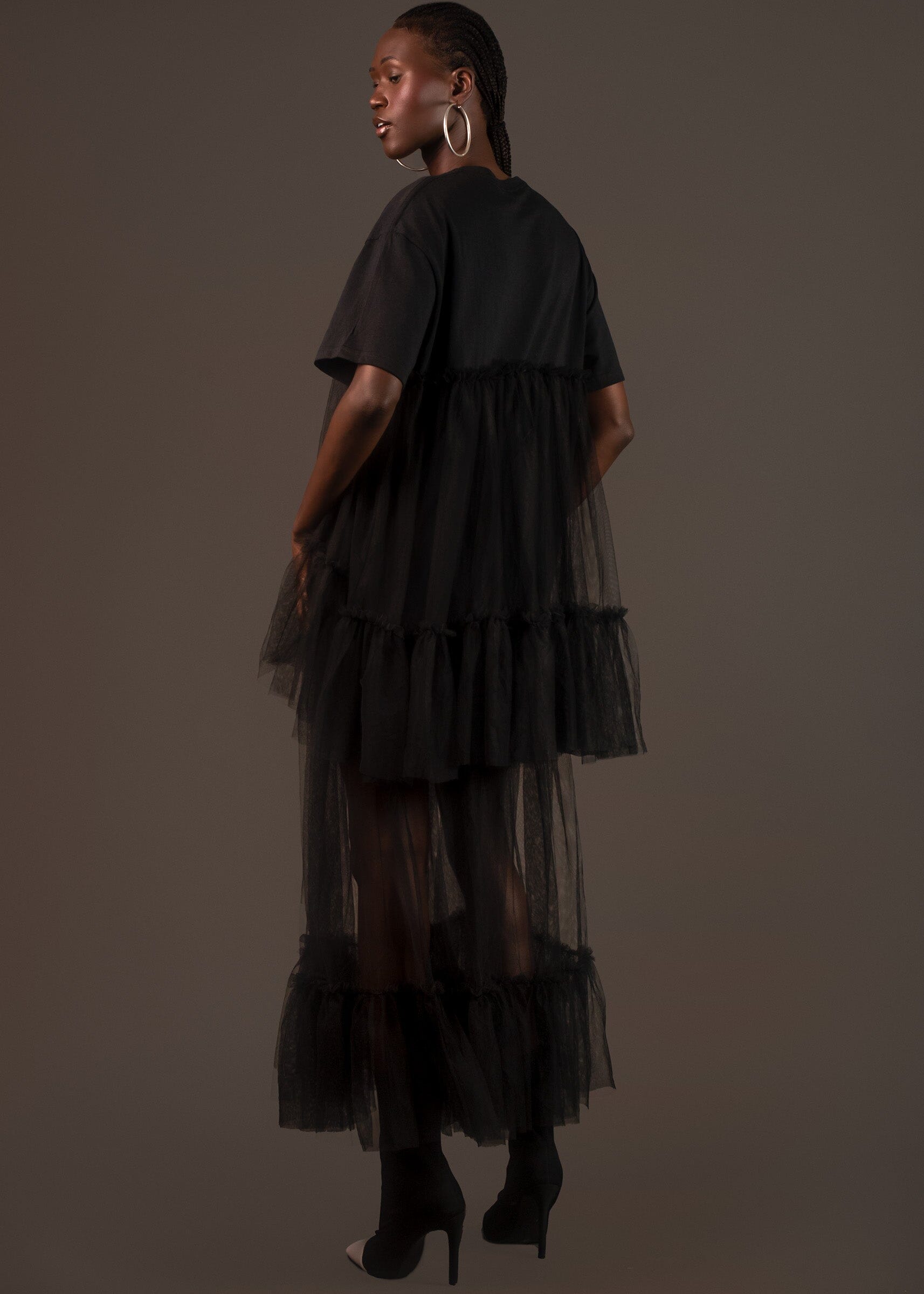 Long Layered Tulle Tee Dress Dresses Kate Hewko 