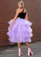 Mini High Low Tiered Tulle Skirt Skirts Kate Hewko 