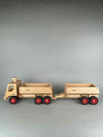 Fagus wooden trucks container tipper truck and container tipper trailer