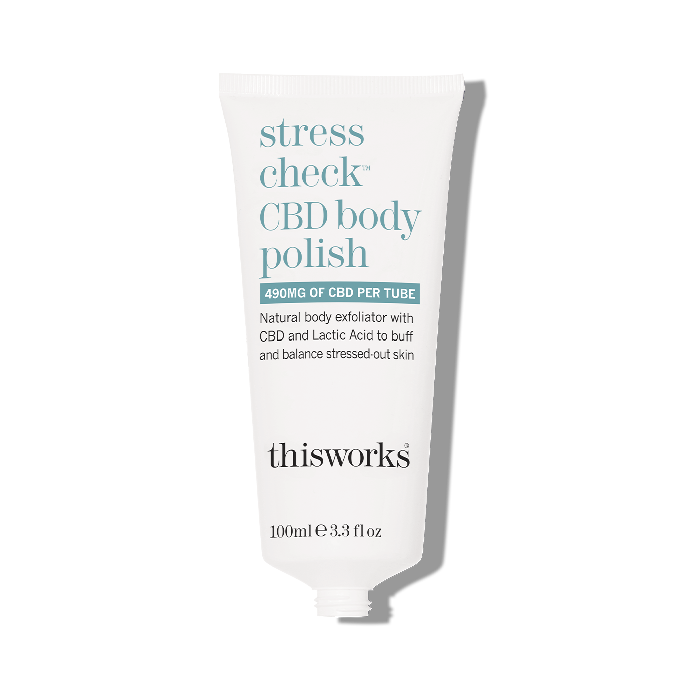 stress check CBD body polish - This Works CBD product image