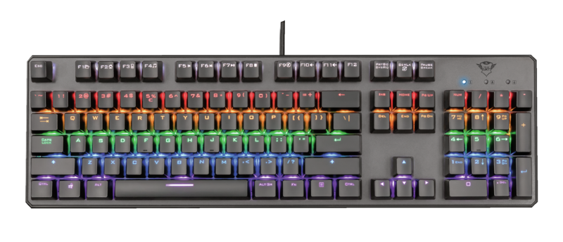 TRUST Teclado Trust Gaming GXT 830-RW RGB Multimedia Anti-Ghosting