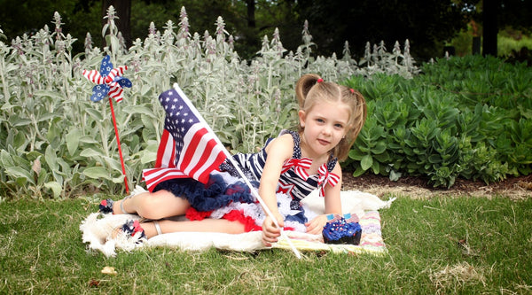Cute Kid's Clothing for 4th July