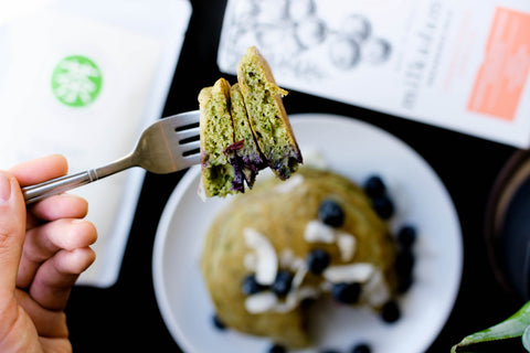 Mizuba matcha pancakes