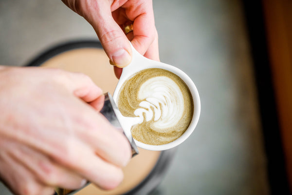 Houjicha latte