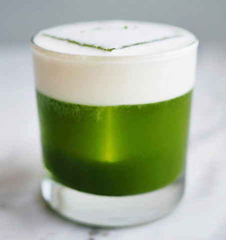 Go Green with a Mizuba Matcha Cocktail! Made at Tusk, Portland.