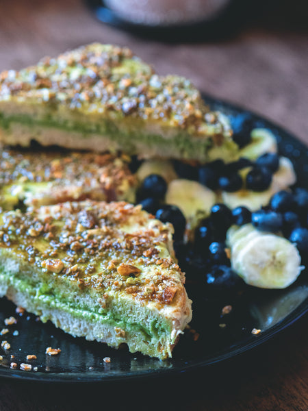 Vegan Matcha French Toast