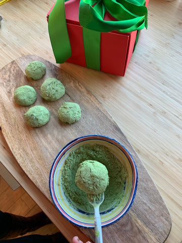 Mizuba Matcha Mexican Wedding Cookie Recipe for holidays