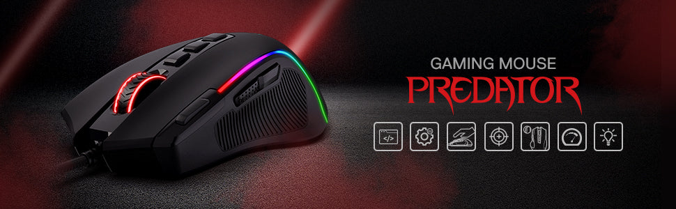 Redragon M612 Predator RGB Gaming Mouse Price in Pakistan