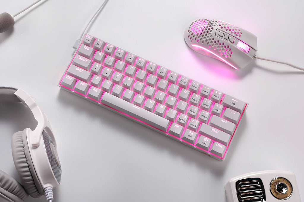 Redragon Dragonborn K630 White Mechanical Gaming Keyboard