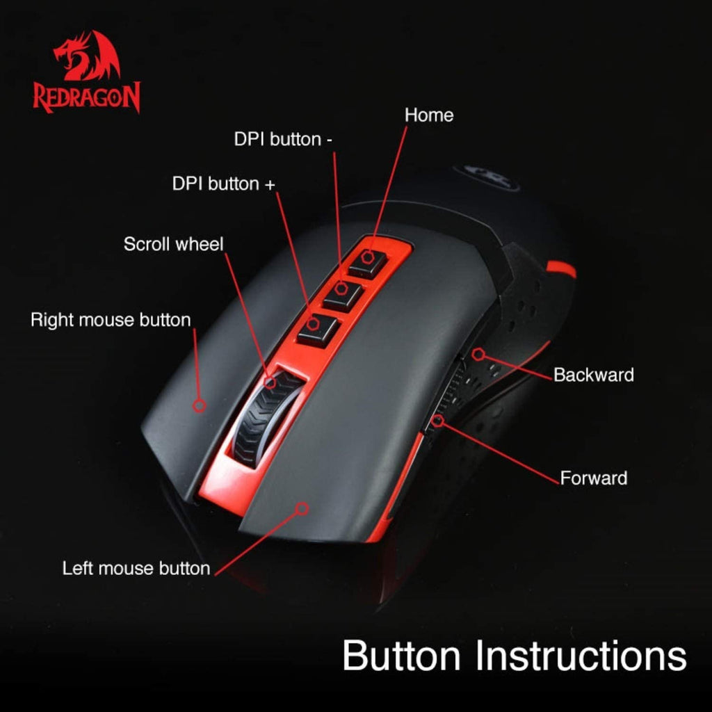 Redragon BLADE M692-1 Wireless 9-Button Programmable Gaming Mouse at best price in pakistan
