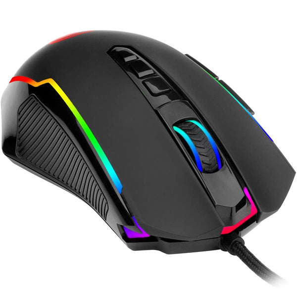 Redragon M910 RANGER CHROMA Gaming Mouse with 16.8 Million RGB Backlit, 9 Programmable Buttons, Up to 12400 DPI User Adjustable - Redragon Pakistan