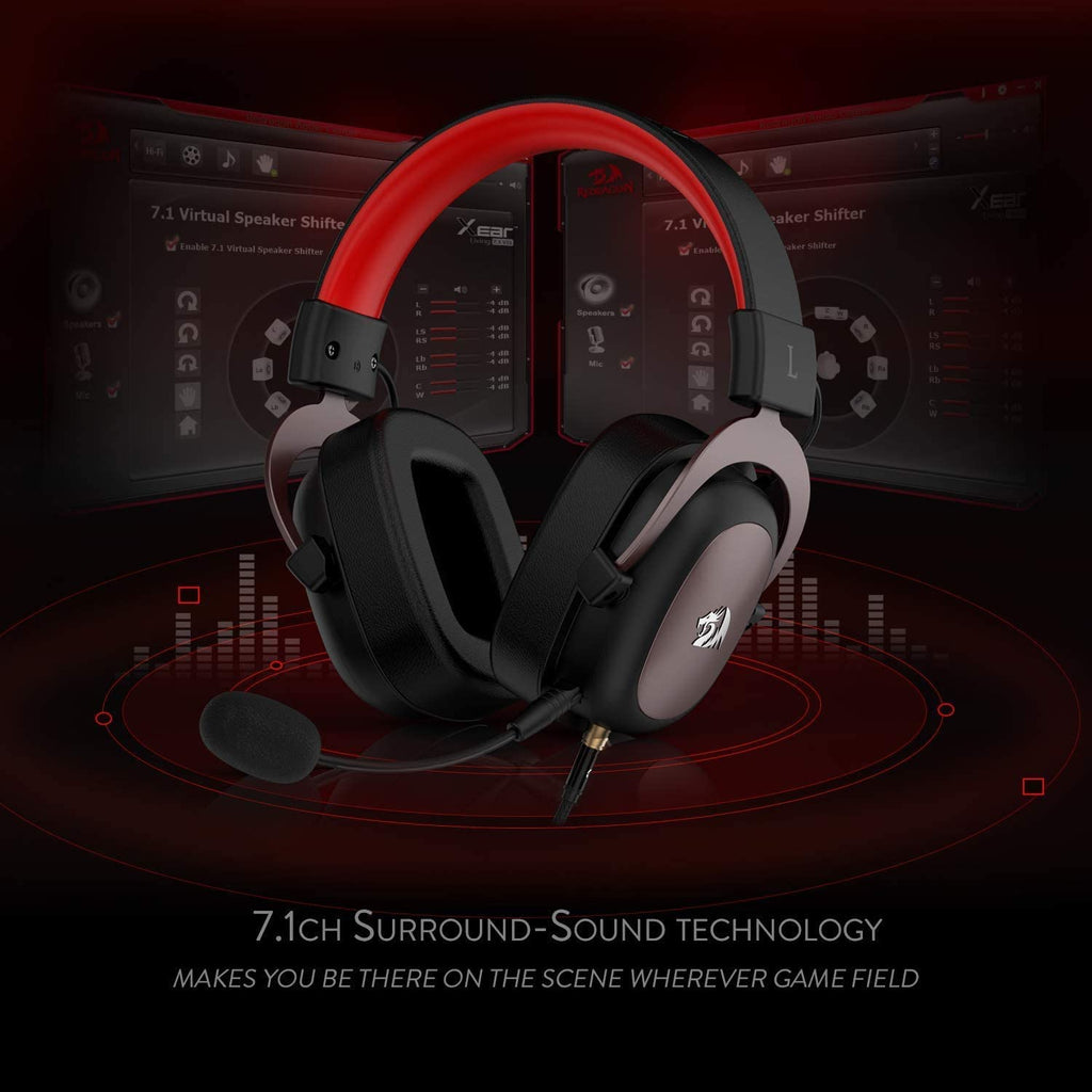 Redragon H510 ZEUS 2 Wired Gaming Headset - 7.1 Surround Sound - Redragon Pakistan