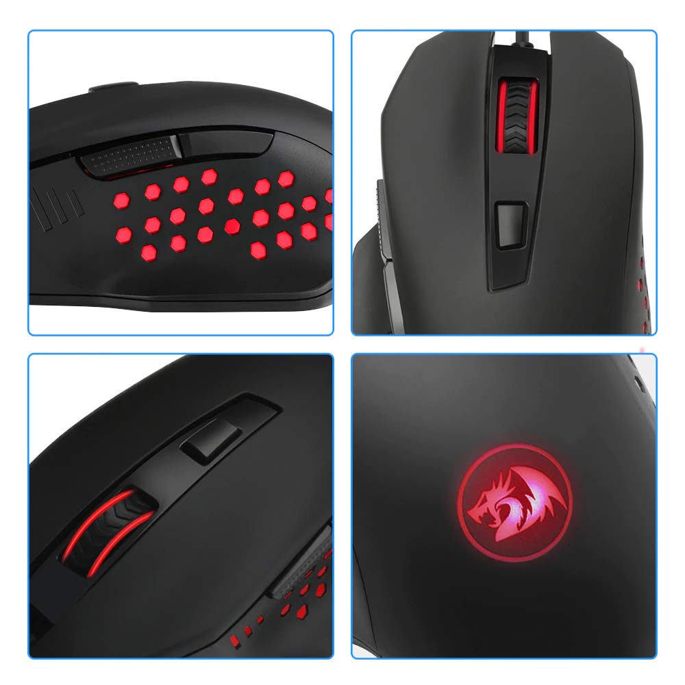 Redragon M610 GAINER 3200 DPI, 7 Buttons Gaming Mouse - Redragon Pakistan