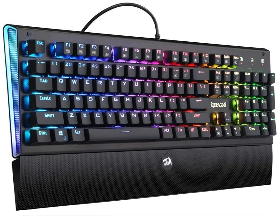 Redragon K569 ARYAMAN RGB Mechanical Gaming Keyboard with Blue Switches - Redragon Pakistan