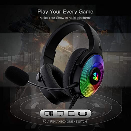 Redragon H350 PANDORA 2 RGB USB Gaming Headset - Redragon Pakistan