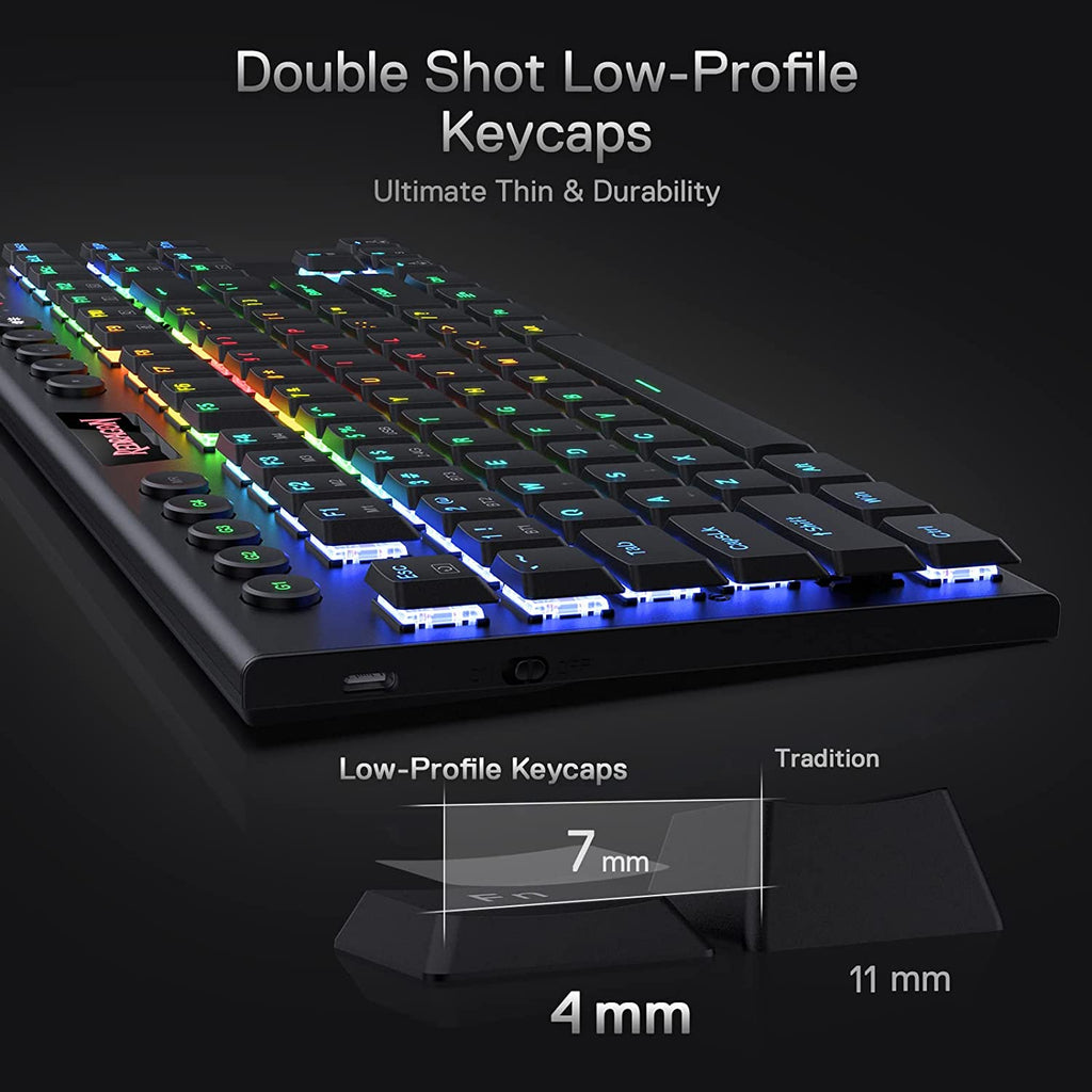 Redragon K621 HORUS TKL RGB Wireless Mechanical Gaming Keyboard - Redragon Pakistan