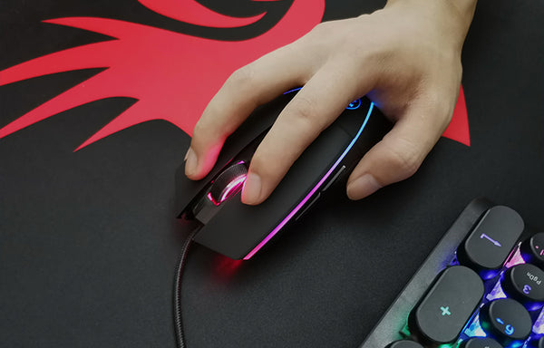 Redragon M909-RGB EMPEROR High-Precision Programmable RGB Backlit Gaming Mouse with 12400 DPI - Redragon Pakistan