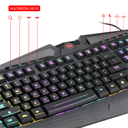 Redragon K503 HARPE PRO RGB Backlit Gaming Keyboard - Redragon Pakistan