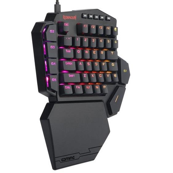 Redragon K585 KS Diti Elite One Handed RGB Mechanical Gaming Keyboard at best price in Pakistan online Shopping