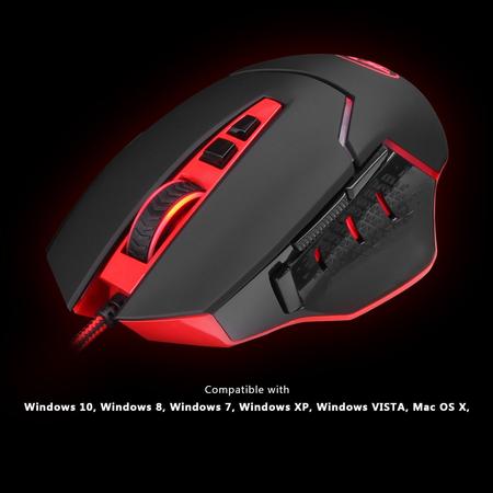 Redragon M907 INSPIRIT 14400 DPI Gaming Mouse - Redragon Pakistan 