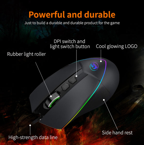 Redragon M909-RGB Emperor High-Precision Programmable RGB Backlit Gaming Mouse with 12400 DPI