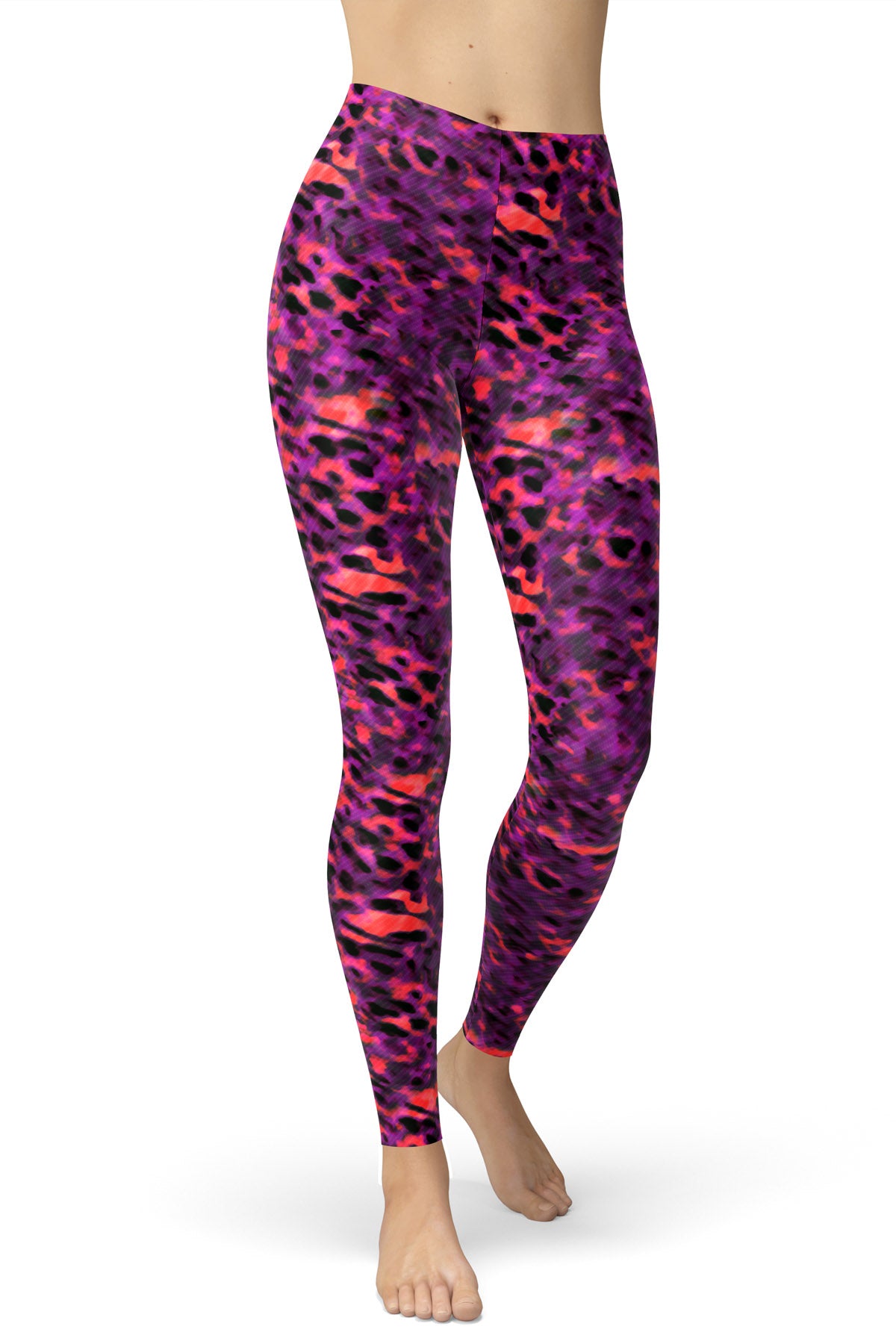 Neon Leopard Yoga Pants