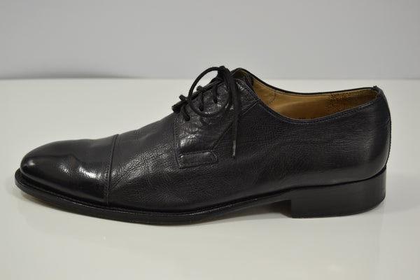 Magnanni Oxford Blucher Dress Shoe Bulled Cap Toe Black 10.5 M – Found ...