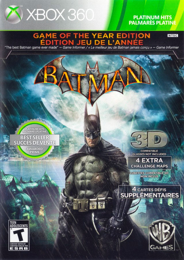Batman: Arkham Asylum (GOTY, Platinum Hits) (Pre-Owned)| Microplay Newmarket