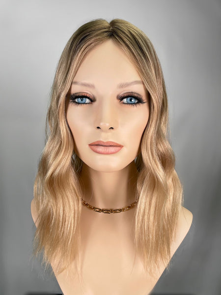 Lusta Hair topper in "Golden Girl", Highline Wigs hair topper - lusta hiar - wigs for hair loss - hair toppers for thinning hair - wigs for hair loss - best human hair wig brand - lace wigs - silk top wigs - Highline Wigs hair topper - lusta hiar - wigs for hair loss - hair toppers for thinning hair - wigs for hair loss - best human hair wig brand - lace wigs - silk top wigs - wigs for hair loss - lace wigs - best wig brand - thinning hair solutions - realistic human hair wigs - natural looking wigs
