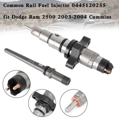 Dodge Ram 2500 3500 Trucks 5.9L Diesel 2004 Early Production 1PCS/6PCS Common Rail Fuel Injector 0445120255 Generic