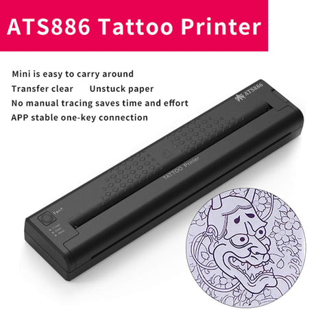 New USB Tattoo Transfer Copier Printer Machine Thermal Stencil Paper Maker