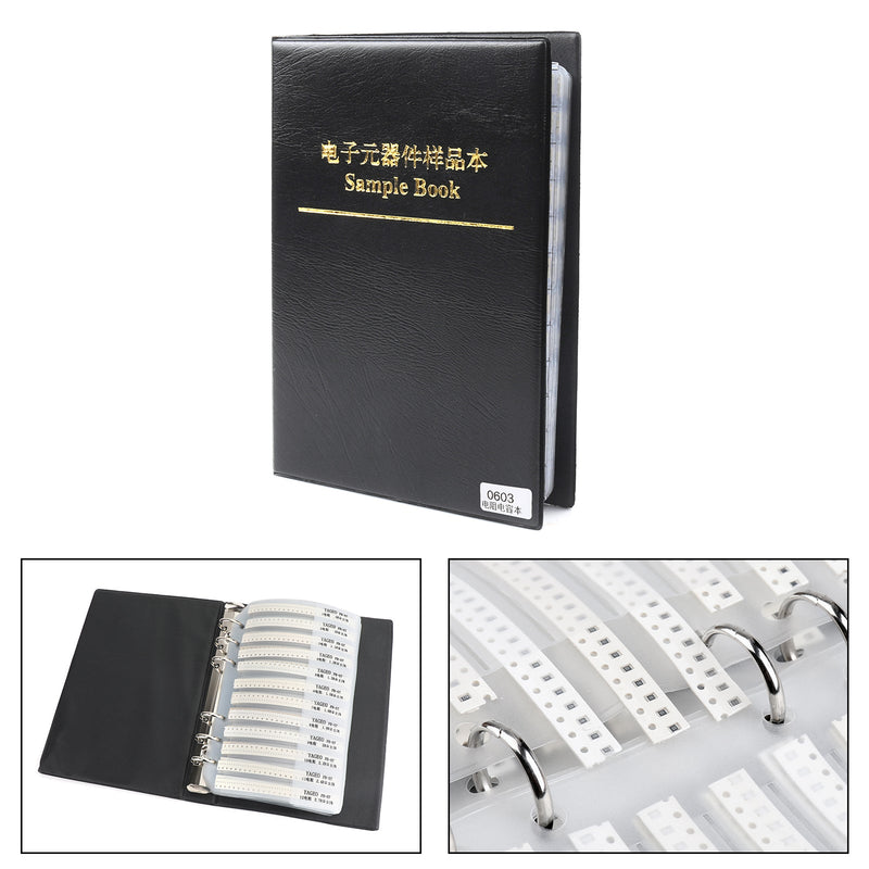 0201 0805 1206 0402 0603 1% SMD Chip Resistor 170values + Capacitor Sample Book