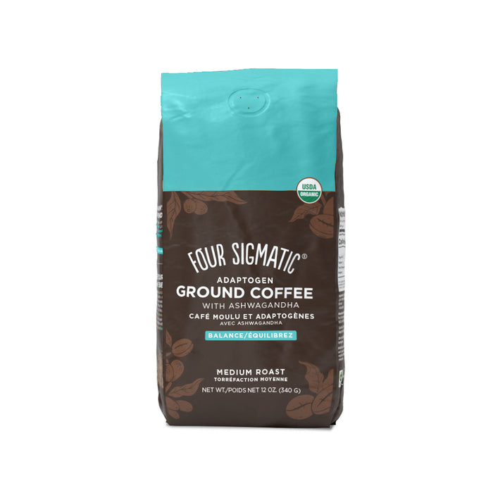 Four Sigmatic Balance Adaptogen Ground Coffee with Ashwagandha - Medium Roast (340 g)