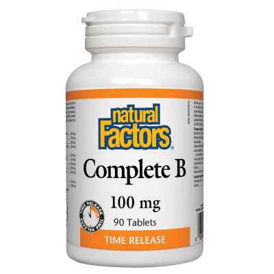 Natural Factors Complete B 100 mg (Tablets)