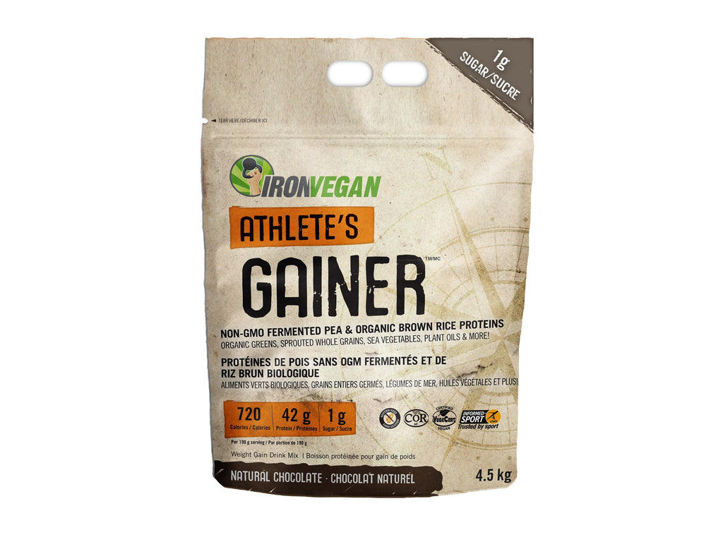 Iron Vegan Athlete's Gainer - Natural Chocolate 4.5 kg