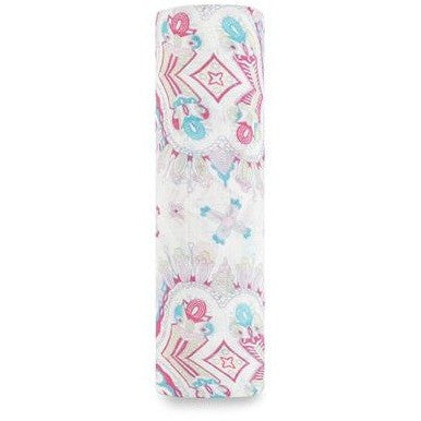 Aden and Anais - Silky Soft Bamboo Muslin Swaddle - Flower Child - swaddle - Aden and Anais - Afterpay - Zippay Carry Them Close