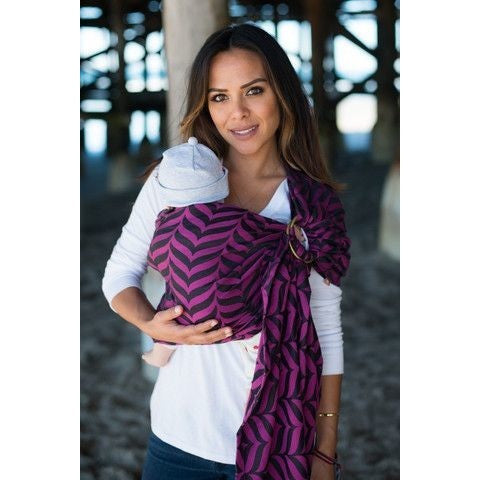 Tula Ring Sling - Migaloo Raspberry - Wrap Conversion - Carry Them Close