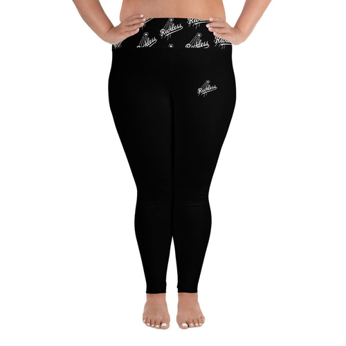 Harto Heart Logo Plus Size Leggings (Black) – Hannah Hart Official