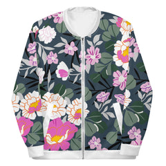 womens.golf.tennis.activewear.bomber.jacket.fall.layer.navy.floral