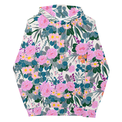 Designer.Print.Hoodie.Floral.