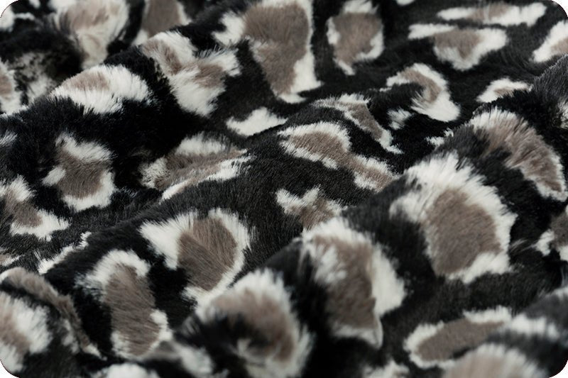 Shannon Fabrics Luxe Cuddle Wildcat Chrome Minky Fabric