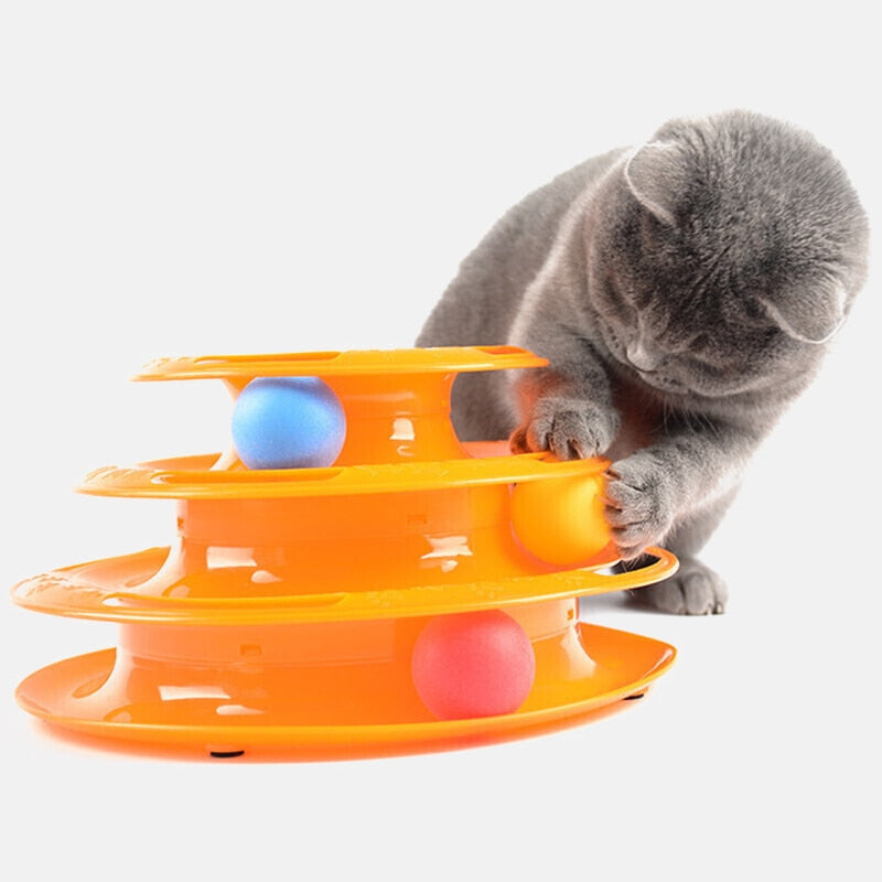 tower of tracks cat toy