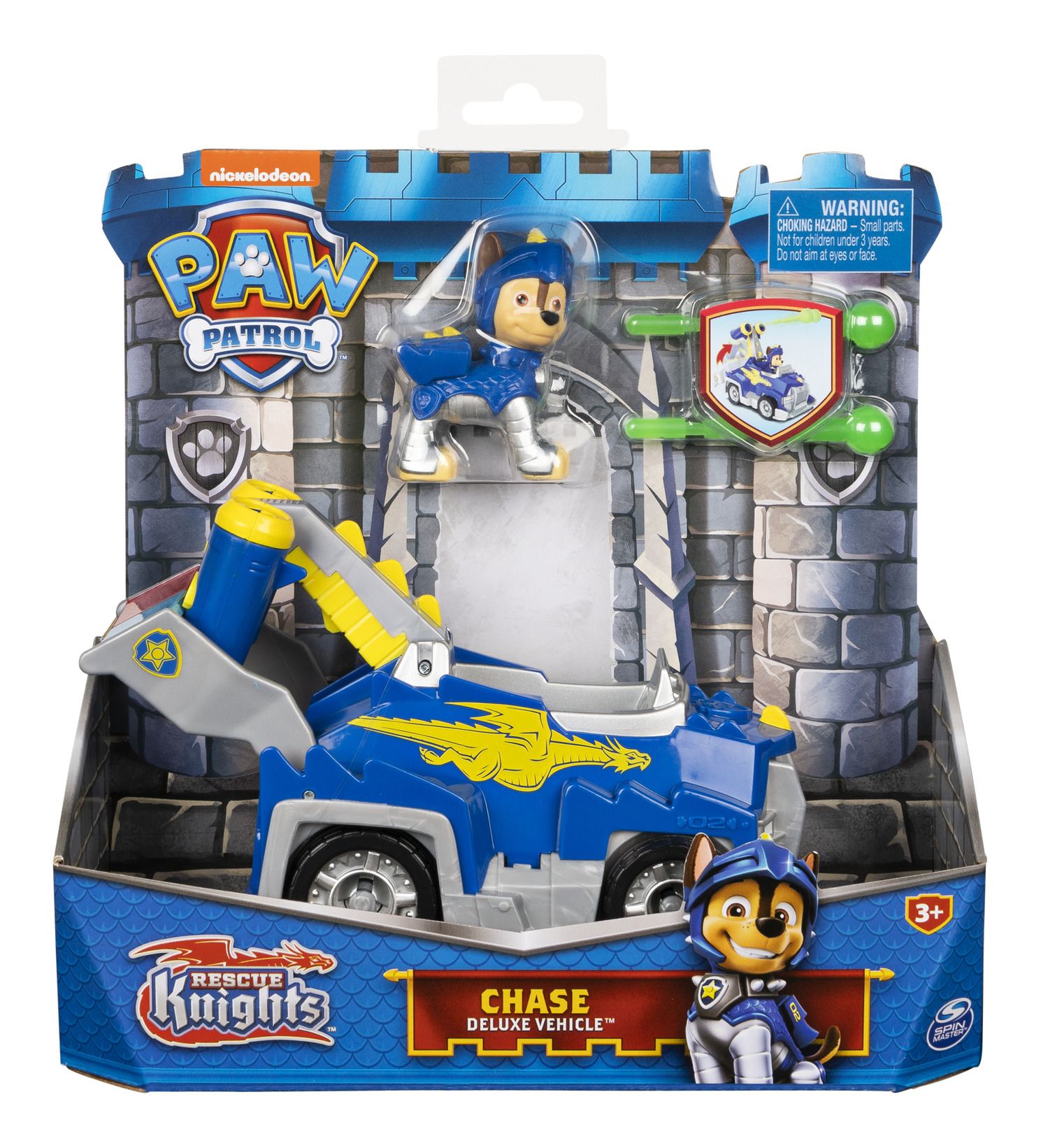 An image of Paw Patrol Rescue Knights Chase Deluxe Vehicle