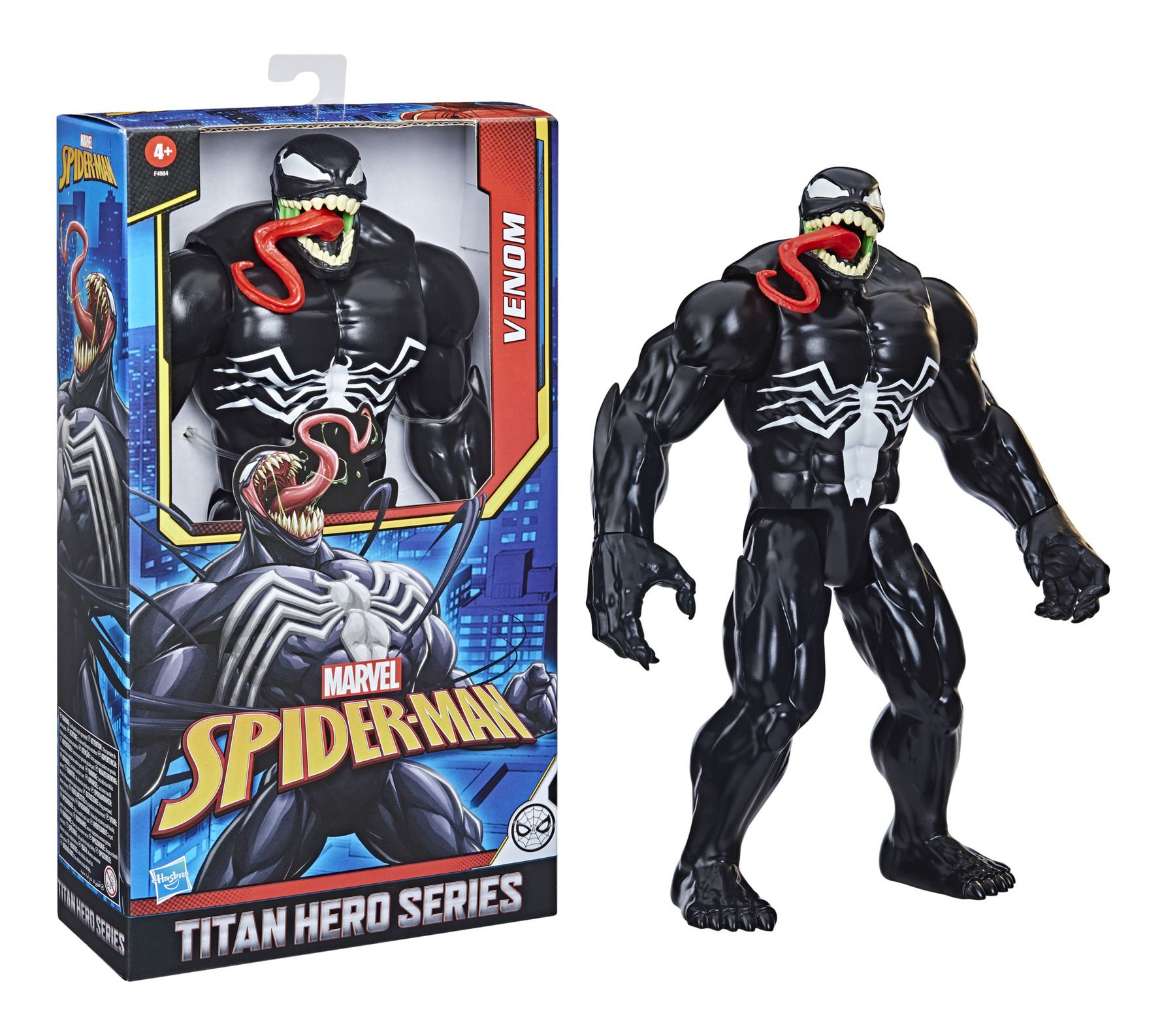 An image of Marvel Spider-Man Titan Hero Series Deluxe Venom