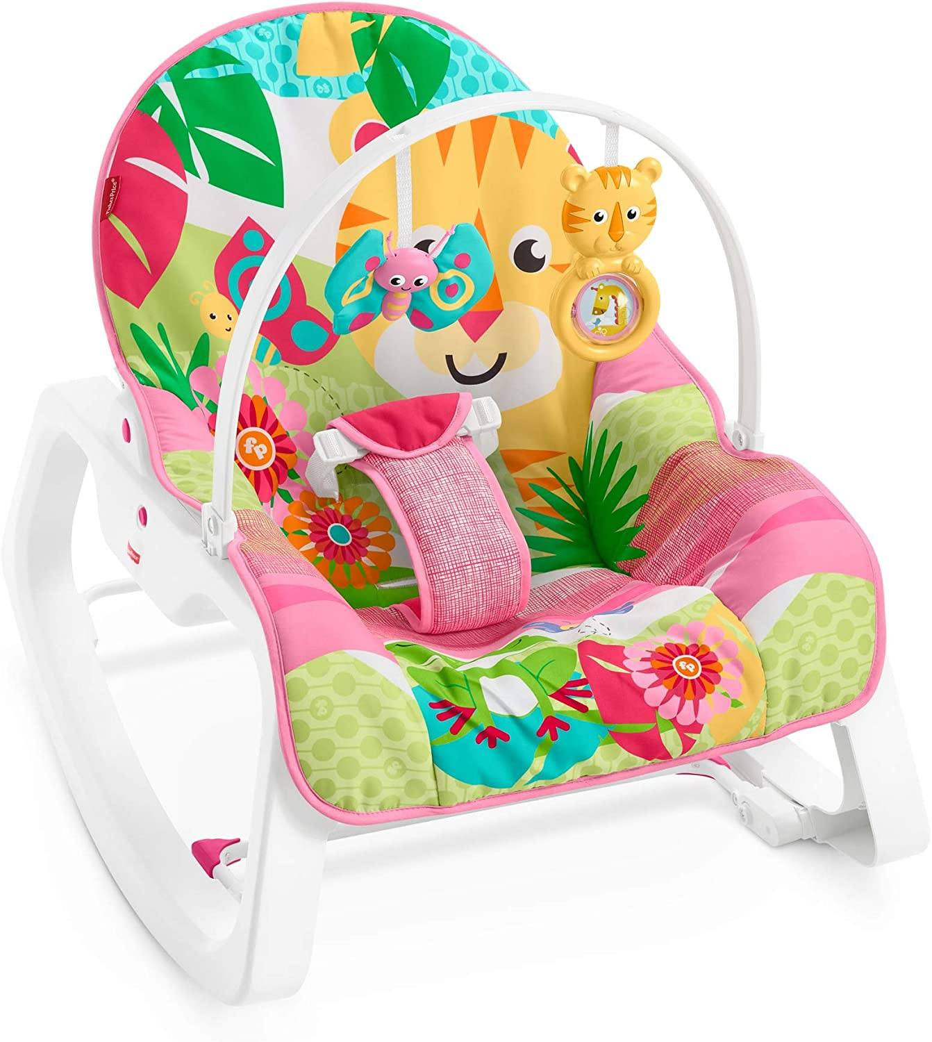 An image of Fisher Price Infant to Toddler Rocker Pink