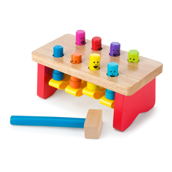 An image of Melissa & Doug Deluxe Pounding Bench