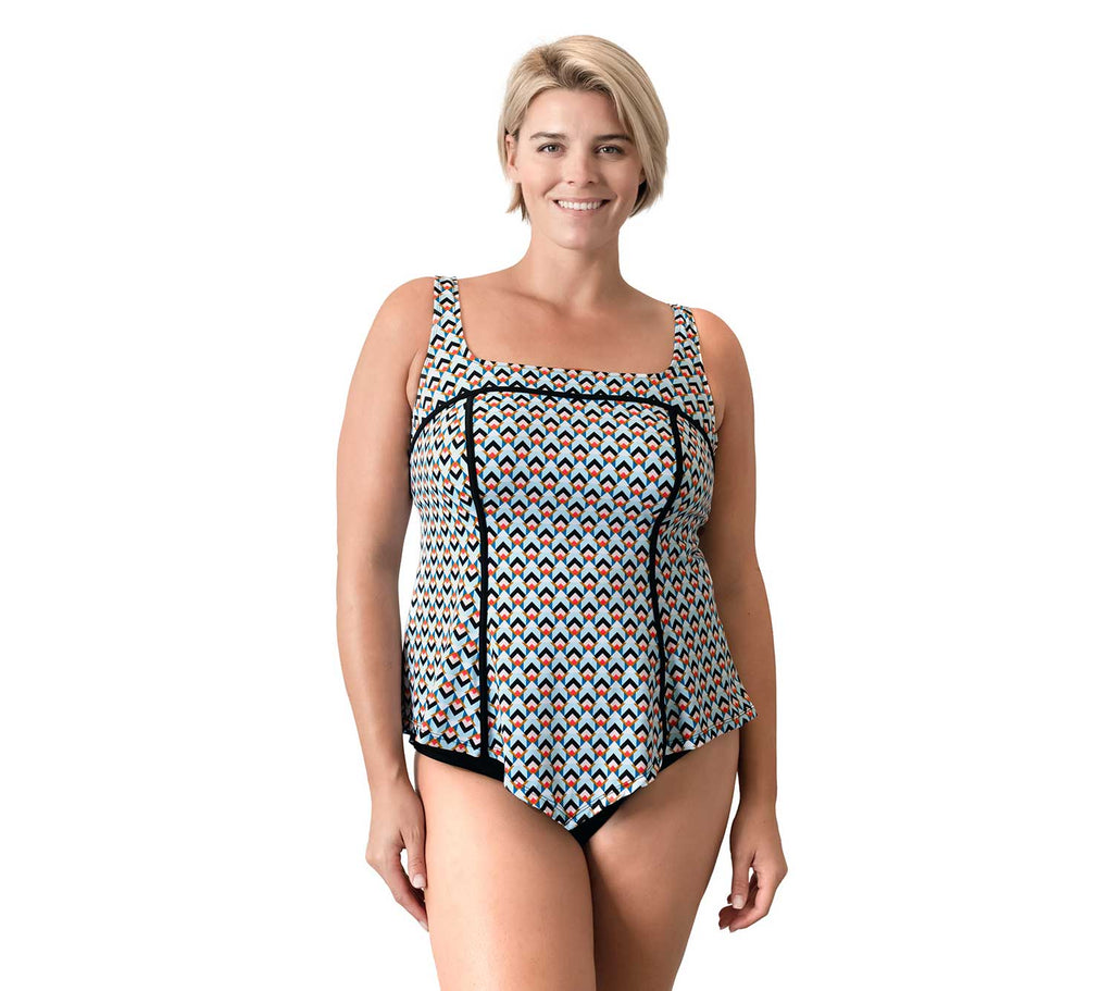 Fit 4 Ur D's & E's Lexi V Hem Square Neck Top – Fit4U Swim