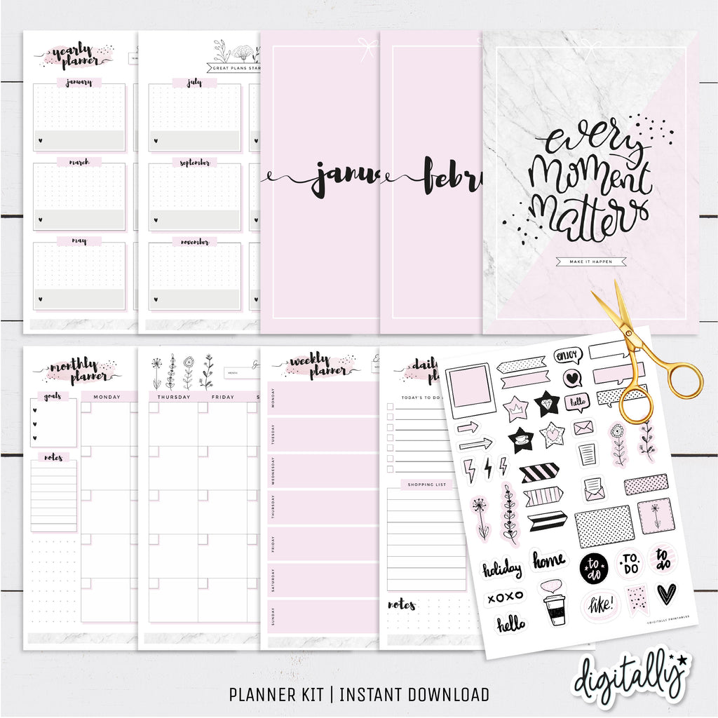 printable planner kit