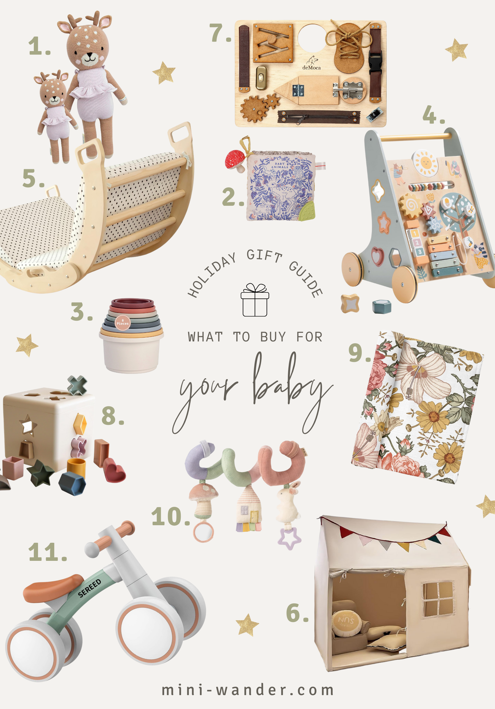 2023 holiday gift guide for babies first christmas