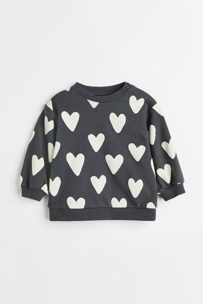 heart baby sweater